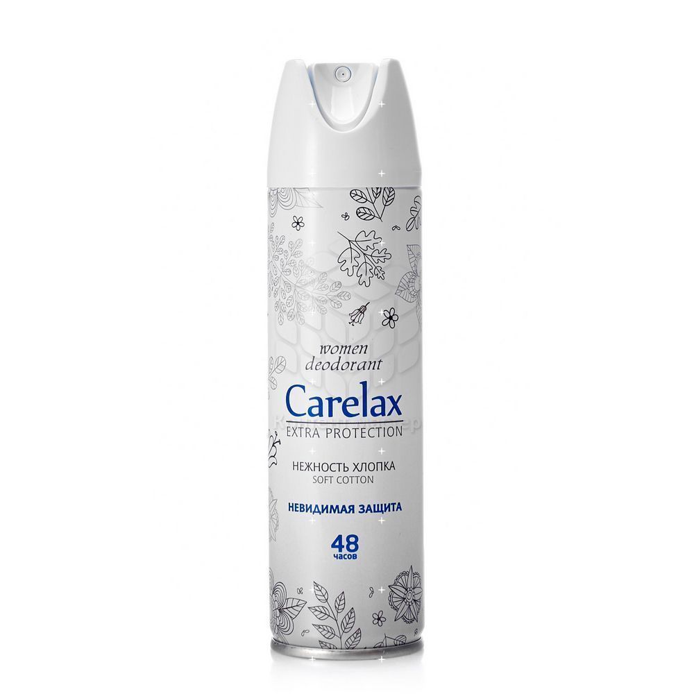 Carelax дезодорант спрей жен. Нежность хлопка 150 мл (48)